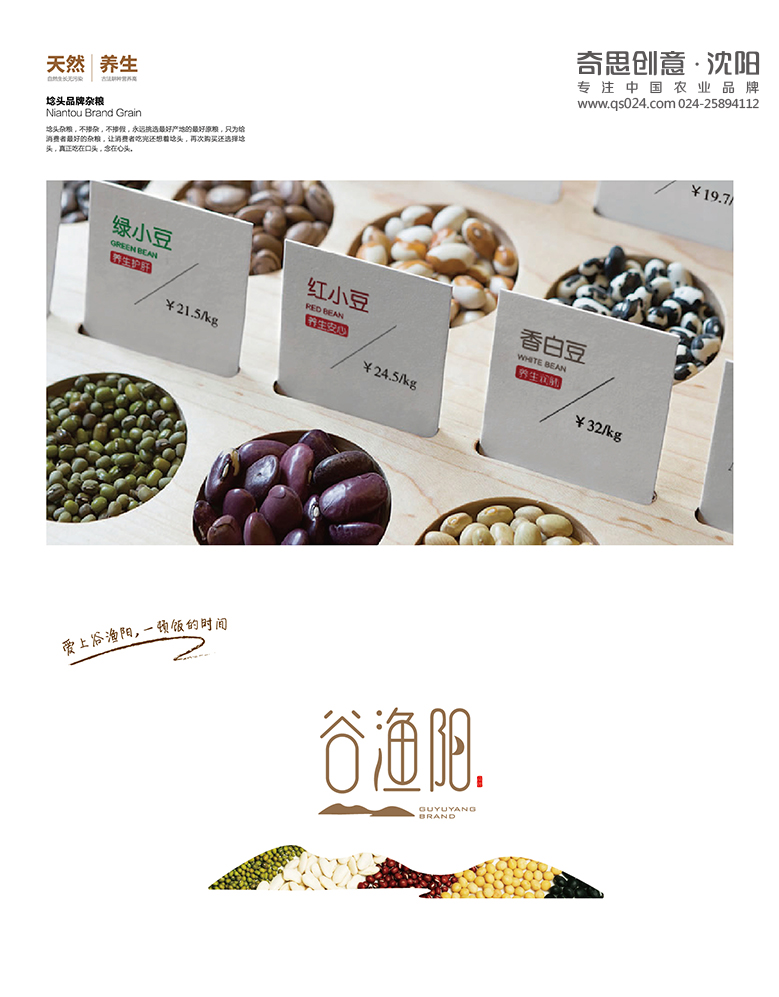 天津宏贺杂粮品牌策划，高端logo设计，专业杂粮包装设计，沈阳奇思创意